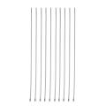 10Pcs 17.7" Stainless Steel Locking Cable Ties For Exhaust Pipe Header Wrap Tape Silver. 
