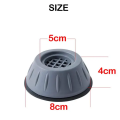 4Pcs Anti Vibration Feet Pads Washing Machine Rubber Mat Anti-Vibration Pad Dryer Non-Slip Universal Fixed Washing Machine Stand - Washing Machine Cover. 