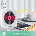 Portable CD Player Bluetooth CD Speaker Digital Display Stereo Speaker Wall Mounted Music Player Durable White for Student US Plug.
