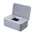 Mask Storage Box Multifunctional Dustproof Tissue Storage Box Case Wet Wipes Dispenser Holder with Lid for Face Cover.