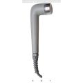 Ultrasonic Probe Ultrasound Handle 2 pin white Ultrasound Electrotherapy Device ((Ultrasound probe)) Ultrasound Machine with cable. 
