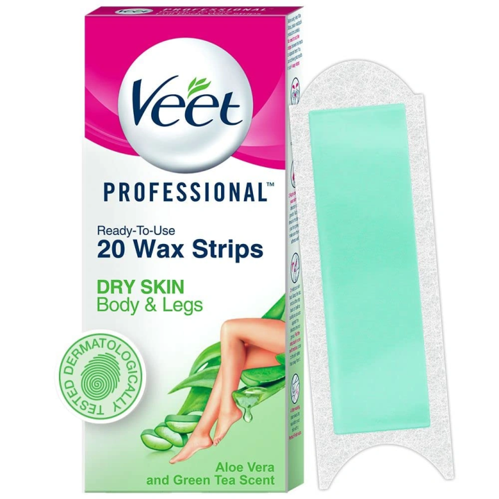 Veet Professional Dry Skin Skin Hair Removal Wax Strips 20 Strips
