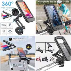 Bilashmart Newfangled - Cycle/Bike/Motorcycle handle Smart Mobile Phone Holder Bike Mobile Holder - Sports & Outdoors - Modern and Trendy
