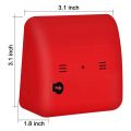 EITGZWAS 2X Visual Timer,60 Minute Kids Timer,3 Inch Countdown Timer,Silent Visual Analog Timer for Kids and Adults,Red. 