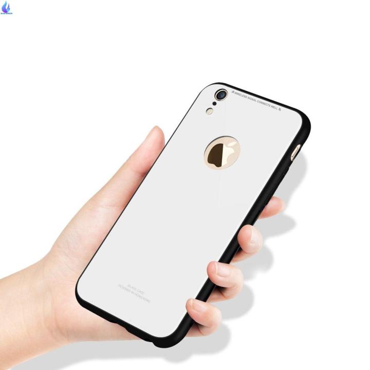 For Apple Iphone Xr Premium Quality  Glass Case  Back Cover - Phone Back Cover - মোবাইল ফোন - Phone