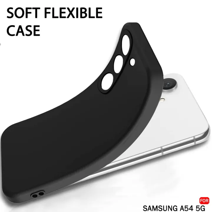 Samsung%20Galaxy%20A54%20Premium%20Silicone%20Matte%20Soft%20Phone%20Case%20-%20Black%20-%20Image%202