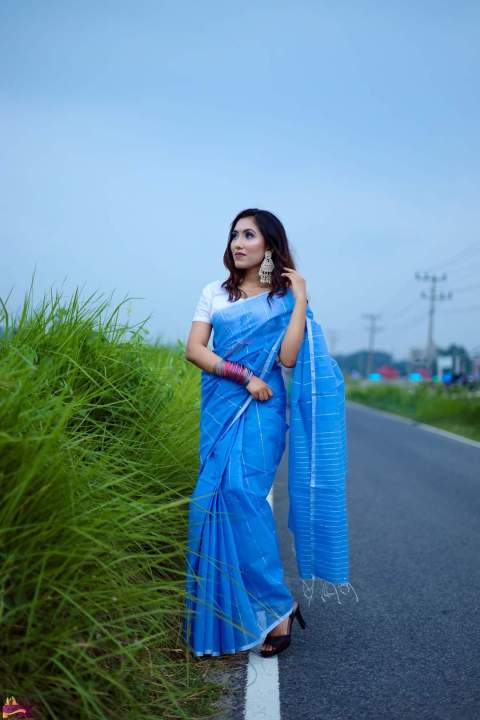 Half%20Silk%20Chumki%20Saree%20For%20Women%20-%20Casual%20&%20Party%20wear%20-%20Suitable%20for%20Every%20Season%20-%20Image%203