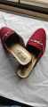 Shoe for Women Cing Jui Deep Meroon Block Heel Semi High Half Boat in Front Design Shoe.