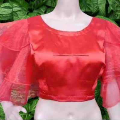Velvet Body Tissue Hata Sharee Blouse Best Qualityfull Good Stitching  For Women