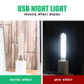 Mini USB LED Night Lights 8LEDs Bank Lightning Bulb 5V Home Office Table Desk Book Lamp. 