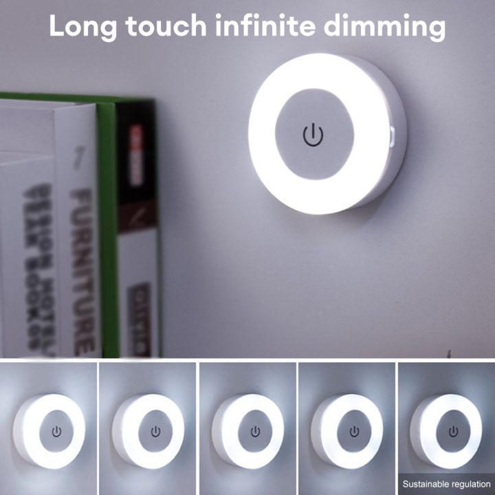 LED%20Touch%20Sensor%20Night%20Lights%20USB%20Rechargeable%20Magnetic%20Base%20Wall%20Lights%20Round%20Portable%20Dimming%20Night%20Lamp%20For%20Room%20Decor%20-%20Image%204
