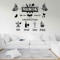 Wall Attraction Kitchen Quote Wall Sticker & Mural Sticker for Wall Size - 71x55cm NBD56.
