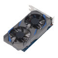 Computer Graphics Cards GDDR5 GTX750TI 2GB 1072MHz 5400MHz Dual Fan 4K HDR Tech 2G Graphics Cards for 128BIT Desktop.