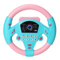 Douyin Internet celebrity with the same co-pilot steering wheel simulation children's educational toys baby driving a car simulated driving. 