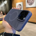 Summer Cooling Vents Magnetic Case For iphone 14 pro max case iPhone 11 12 13 Pro Max 14 plus Metal Camera Protection Fully enclosed Shockproof Hard back cover casing. 