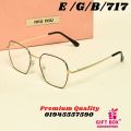 New Men Fashion Eyeglasses Best Reading glasses Classic New Design Transparent glass Best Premium Quality Man Endgame Cutout White -Eyeglass Glass Latest Trends Eye Glass Frame Unisex.