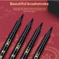 Deli Calligraphy Brush pen , Black Brush Pen -01 Pcs. 