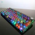 DIY Mechanical Keyboard ABS Shell RGB Gaming Keyboard Easy Installation No Switches Wired Mechanical Keyboard Mechanical Keyboard Shell. 