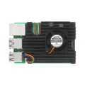 Active Cooler Cooling Fan Heatsink Radiator Aluminum Alloy Heatsink Cooler Compatible For Raspberry Pi 5 CPU System. 