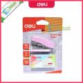 deli mini stapler E0353 Integrated staples remover Random Color 1 pcs.