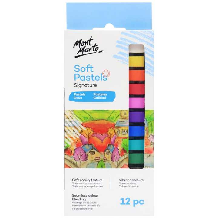 Mont Marte Soft Pastels 12pc