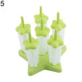 6 Grids Silicone Summer Ice-lolly Ice Cream DIY Maker Mould Tray with Stand. 