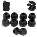 Silicone Rubber Earbuds Tips, Eartips, Earpad 5 pairs. 