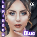 LUMINOUS Blue COLOR CONTACT LENSES with Regular Kit Box. Luminous Color Contact Lens. #luminous.blue. 