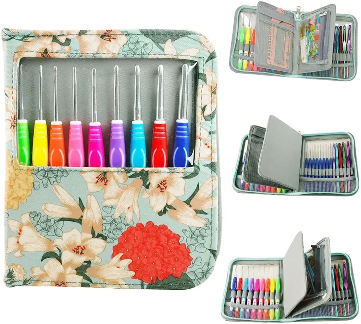 Crochet%20Hooks%20Set%20With%20Beautiful%20Compartmentalized%20Storage%20Case%20%7C%2022%20different%20Sizes%20of%20Crochet%20Aluminum%20Hook%20&%20Soft%20Handle%20Crochet%20Needles%20%7C%2064%20pieces%20of%20Crocheting%20Accessories%7C%20Crocheting%20Set%20for%20Beginners%20and%20Experienced%20Crocheters%20-%20Image%202