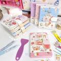 Journal cute A5 magnetic notebook diary agenda planner jurnal buku note hardcover.