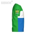 Custom Name Number Sierra Leone Flag Emblem 3D T-shirts For Men Women Tees jersey team Clothes Soccer Football Fans Gift T shirt. 