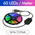 Dream Color RGBIC LED Strips Computer Monitor Back Light Bar USB 5V Screen Color Sync Smart Software Control Ambient Decor Lamp. 