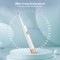 HEGRUS Electric Toothbrushes Ultrasonic Electric Toothbrush IPX7 Waterproof Toothbrush USB Rechargeable Toothbrush Long-lasting Endurance Electric Toothbrush Tartar Remover Portable Personal Dental Care with 5 Replacement Brush Heads.