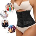 Women Waist Trainer Latex Cincher Girdles Shapewear Slimming Belt Body Shaper Fitness Corset Sheath Plus Size 3XL.