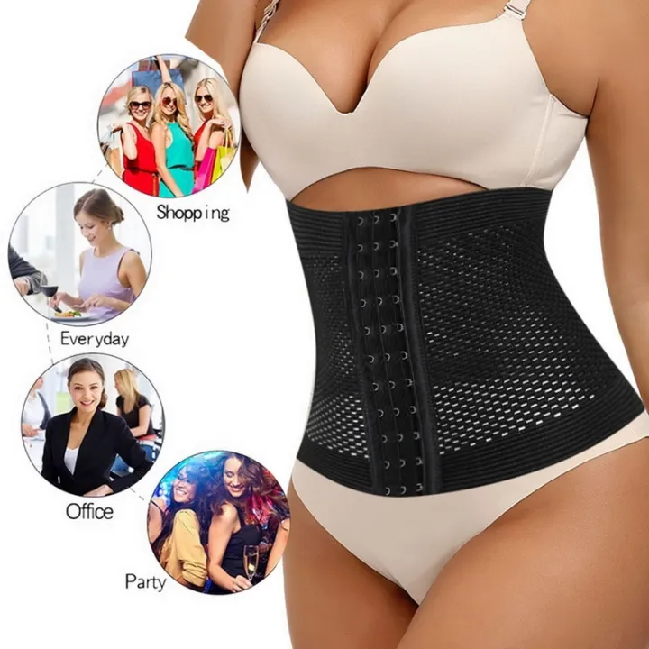 Women%20Waist%20Trainer%20Latex%20Cincher%20Girdles%20Shapewear%20Slimming%20Belt%20Body%20Shaper%20Fitness%20Corset%20Sheath%20Plus%20Size%203XL%20-%20Image%206