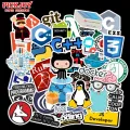 50pcs Programmer Internet Java Stickers Geek Php Docker Html Programming Language Sticker Skateboard Car Motorcycle Decals. 
