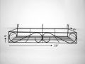 Planter Stand Flower Pot Stand For Balcony Living Room Outdoor Indoor Grill Rack.