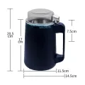 Coffee Grinder Electric Coffee Grinder Coffee Household Small Powder Grinding Machine, Electric Mini Spice Grinder Add 5 Blades, 304 Stainless Steel Grinding Fine Powder for All Kinds of Grains, Condiments, Coffee Beans. 