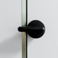 Universal Bolt Bathroom Door Lock Catch Plastic WC Lock Black Vacant Engaged Toilet Lock Cubicles.