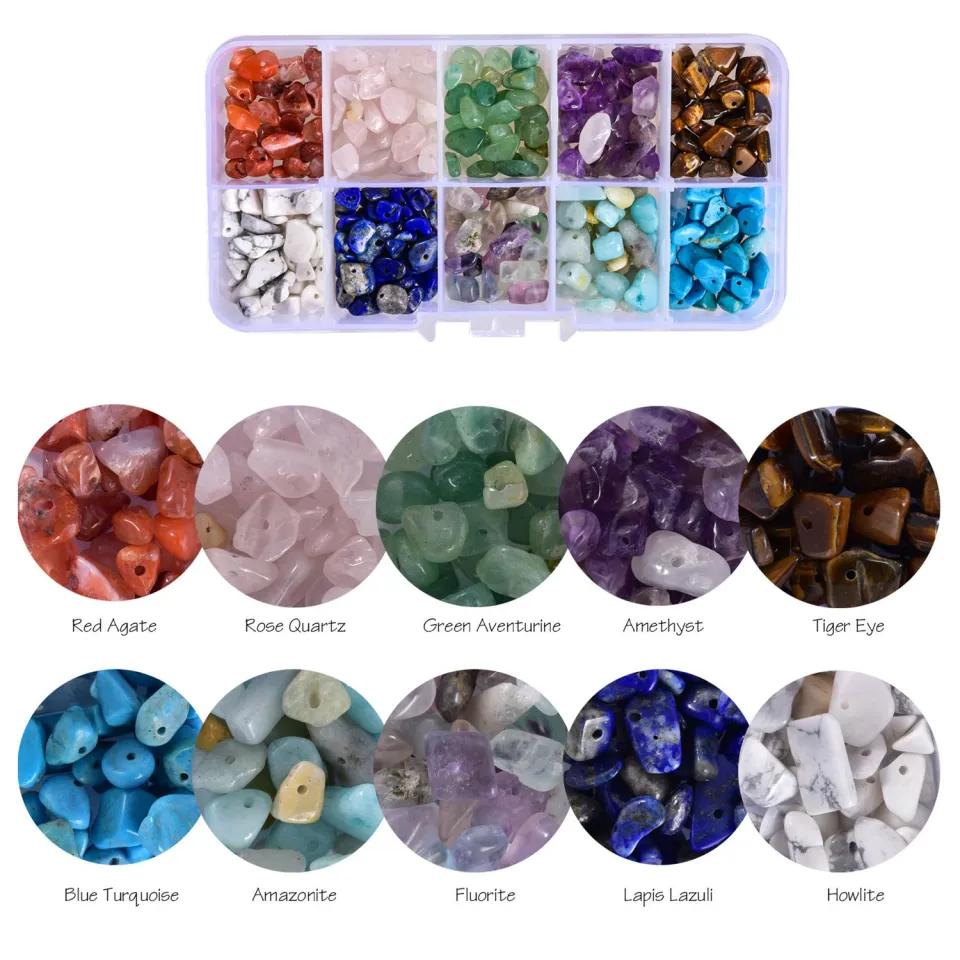 Irregular Chips Stone Beads Assorted Crystal Power for Jewelry