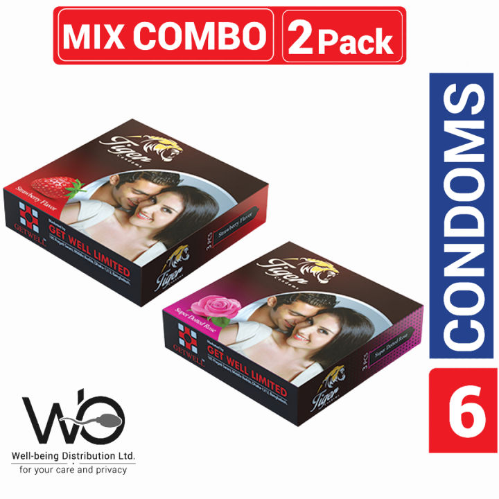 Tiger%20Condom%20Mix%20-%201%20Pack%20Rose%20&%201%20Pack%20Strawberry%20Flavor%20Condom%20For%20Men%20-%203x2=6pcs%20-%20Image%203