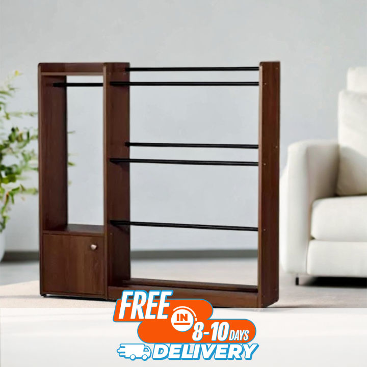 Premium Quality Alana, Strong structure 4/4 fit Alna with 1 Door Storage Cabinet, Modern Home Cloths Hanging Cabinet Alana by Nice Furniture
