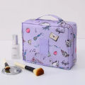 Travel Makeup Bag Large Cosmetic Bag Make up Case Organizer for Women and Girls. 