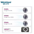 Weidasi WD-279 Newest Trend Desktop Fan USB Rechargeable Mini Table Fan 2400mAh Portable Small Desk Fan. 