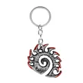 Game StarCraft Keychain Wings of Liberty Terran Zerg Protoss Metal Keyring Key Chains Charm Charm Key Rings chaveiro Llavero. 