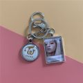 1pcs Kpop TWICE Keychain new album more more TWICE Metal key chain Pendant.