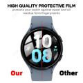 Galaxy Watch 5 40mm Screen Protector 3D Full Coverage Protective Film Scratch Proof Clear Soft Fibre Glass SmartWatch Screen Protector.