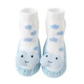 Children Toddler Shoes Autumn And Winter Boys And Girls Floor Socks Shoes Flat Bottom Non Slip Warm Solid Color Star Cloud Shape.
