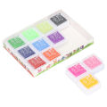 Ink Pad, Stamp Pad Washable 12 Colors for Entertainment for Painting for DIY Production for Kids. 