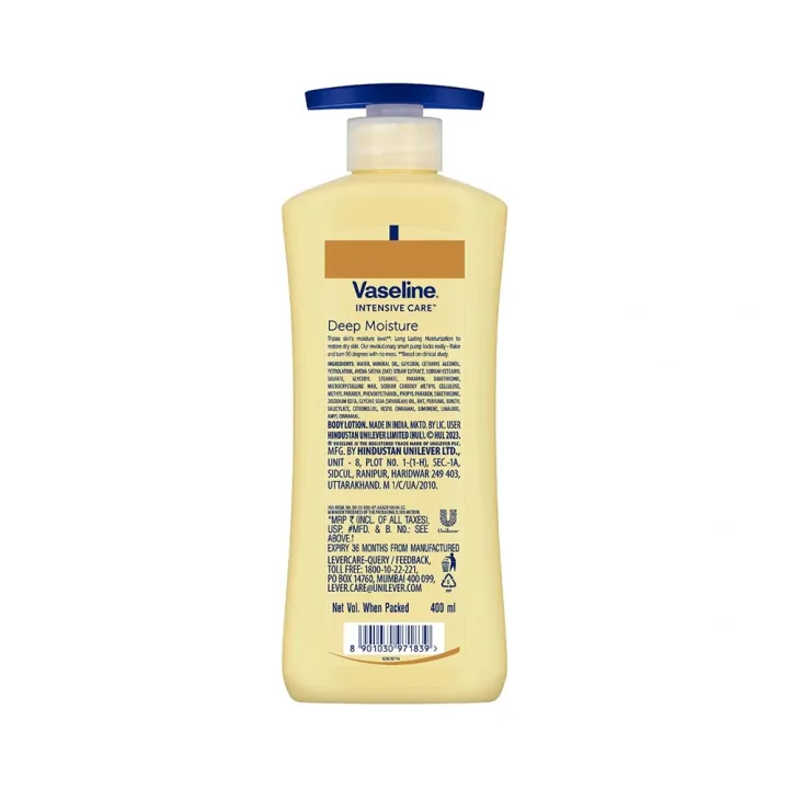 VASELINE%20Intensive%20Care%20Deep%20Moisture%20Nourishing%20Body%20Lotion%20(400Ml)%20-%20Image%203